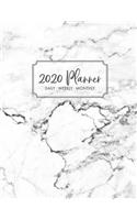 2020 Weekly Planner: 2020 Monthly Planner for January 2020 - December 2020 + Monthly Calendar w/ Notes, To Do List Section, Includes Important Dates, Birthday, Goals + N