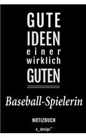 Notizbuch für Baseball-Spieler / Baseball-Spielerin: Originelle Geschenk-Idee [120 Seiten liniertes blanko Papier]