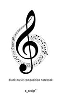 Music Notebook for Music Composition / Song-Writing / Song-Texting / Songtext Writing
