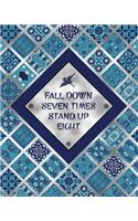 Fall Down Seven Times Stand Up Eight - Five Year Planner 2020-2024 - Monthly Diary