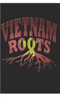 Vietnam Notebook: Vietnam Notebook - college book - diary - journal - booklet - memo - composition book - 120 sheets - Dot Grid paper 6x9 inch