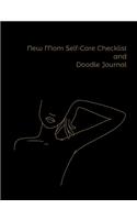 New Mom Checklist and Self-Care Doodle Journal