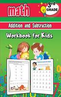 Addition and Subtraction Math Workbook for Kids - 3rd Grade: Grade 3 Activity Book, Third Grade Math Workbook, Fun Math Books for 3rd Grade