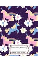Composition Notebooks: Pink Unicorn & Rainbow: Composition Notebooks Wide Ruled 8.5 x 11", 110 Pages Book For Girls, Kids, School, Students And Teachers, Office, Home, Sch(3 Unicorn Composition Notebook Wide Ruled)