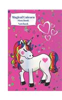 Magical Unicorn Storybook Notebook
