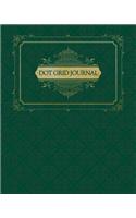 Dot Grid Journal: Certified Journal Addict - Elegant Green and Gold Theme Makes This Notebook Perfect for Home, School, or Office!(1 Elegant Luxury Dot Grid Journal)