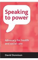 Speaking to power