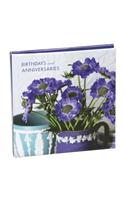 Jane Packer Blue & White Birthday Book