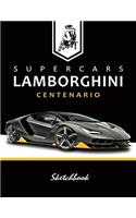 Supercars Lamborghini Centenario Sketchbook