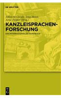 Kanzleisprachenforschung: Ein Internationales Handbuch