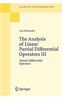 Analysis of Linear Partial Differential Operators III: Pseudo-Differential Operators