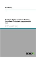 Quality in Higher Education