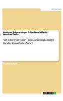 art is for everyone - ein Marketingkonzept für die Kunsthalle Zürich
