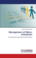 Management of Micro-enterprises