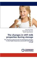 changes in UHT milk properties during storage