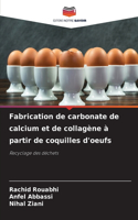 Fabrication de carbonate de calcium et de collagène à partir de coquilles d'oeufs