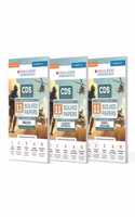 Oswaal CDS (Combined Defence Services) Chapter-wise & Topic-wise 11 Years' Solved Papers (2014-2024) (II) Elementary Mathematics, English & GK (Set of 3 Books) For 2025 Exam