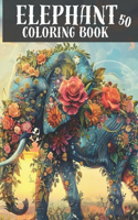 Elephant coloring book