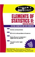 Schaum's Outline of Elements of Statistics II: Inferential Statistics