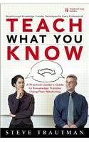 Teach What You Know
