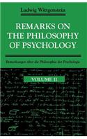 Remarks on the Philosophy of Psychology, Volume 2