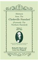 Abstracts from the Clarksville Standard (Formerly the Northern Standard)