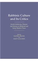 Rabbinic Culture and Its Critics