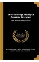 Cambridge History Of American Literature