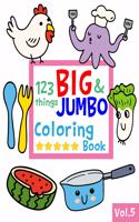 123 things BIG & JUMBO Coloring Book VOL.5