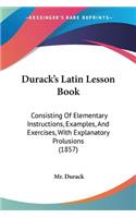 Durack's Latin Lesson Book
