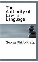 The Authority of Law in Language
