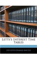 Letts's Interest Time Tables