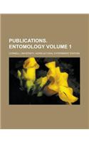 Publications. Entomology Volume 1
