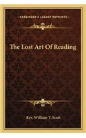 Lost Art Of Reading