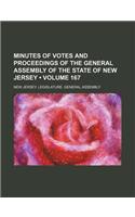 Minutes of Votes and Proceedings of the General Assembly of the State of New Jersey (Volume 167)