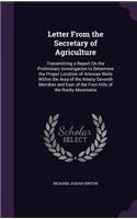 Letter From the Secretary of Agriculture