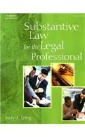 Substantive Law for the Legal Professional