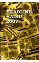 Headline Haiku 2007: (English)