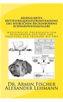 Moduliertes Mittelfrequenzstromtraining des weiblichen Beckenbodens Schwarzweißausgabe