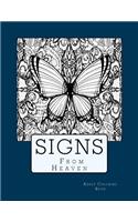 Sign From Heaven Adult Coloring Book