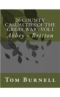 26 County Casualties of the Great War Volume I