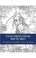 Creative Animals Coloring Book For Adults