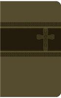 Compact Thin Bible-Ceb-Cross Design