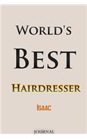 World's Best Hairdresser Isaac Journal