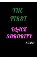 The First Black Sorority - Notebook