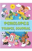 Penelope's Travel Journal: Personalised Awesome Activities Book for USA Adventures
