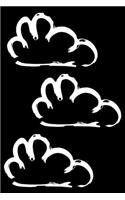Cloud Notebook: College Ruled Line Paper Pages Journal 6 x 9 Inches (15,2 x 22,9 cm) - Nature Art Gift Idea - Diary, Photo Album or Recipes Booklet