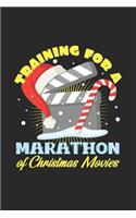 Training for a marathon of christmas movies: 6x9 Movies - dotgrid - dot grid paper - notebook - notes