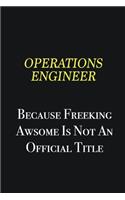 Operations Engineer because freeking awsome is not an official title: Writing careers journals and notebook. A way towards enhancement