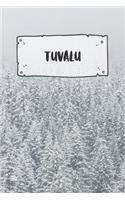 Tuvalu: Ruled Travel Diary Notebook or Journey Journal - Lined Trip Pocketbook for Men and Women with Lines